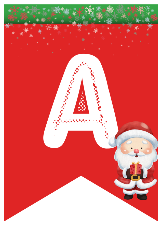 Girlanda „WITAJ ŚWIĘTY MIKOŁAJU!” – PDF do druku