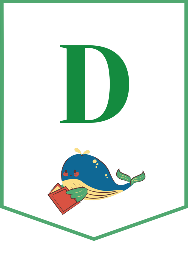 DZIEŃ KSIĄŻKI DLA DZIECI – girlanda – napis – gazetka – wersja 1