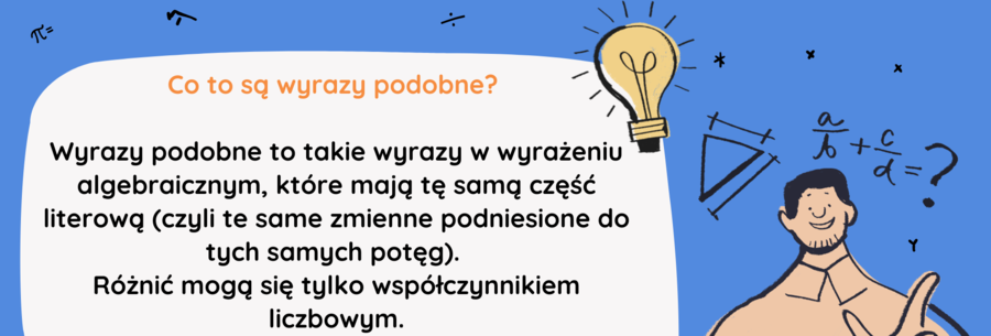 Upraszczanie wyrażeń algebraicznych