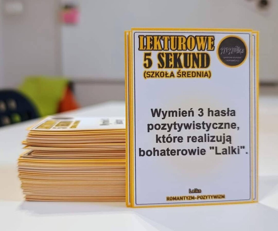 Lekturowe 5 sekund dla szkół średnich (romantyzm-pozytywizm)