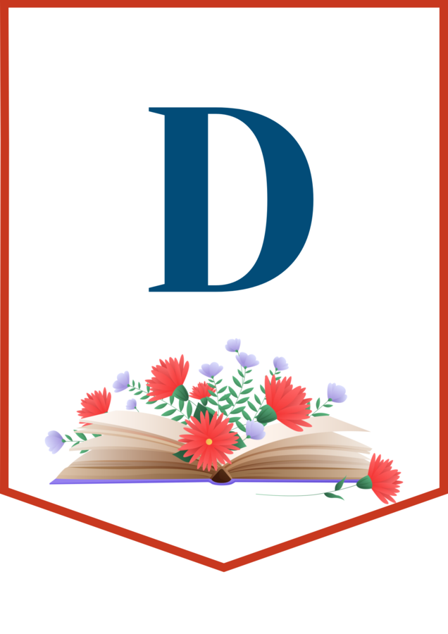 DZIEŃ KSIĄŻKI DLA DZIECI – girlanda – napis – gazetka – wersja 3