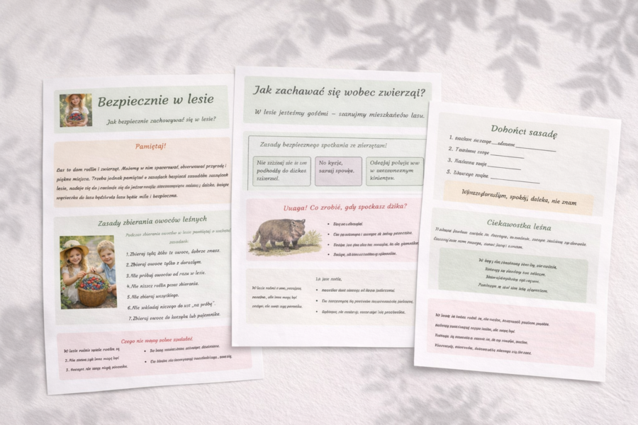 Bezpiecznie w lesie