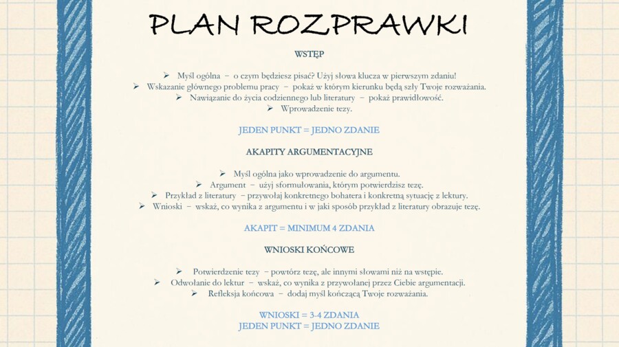 Prosto o rozprawce - wklejki