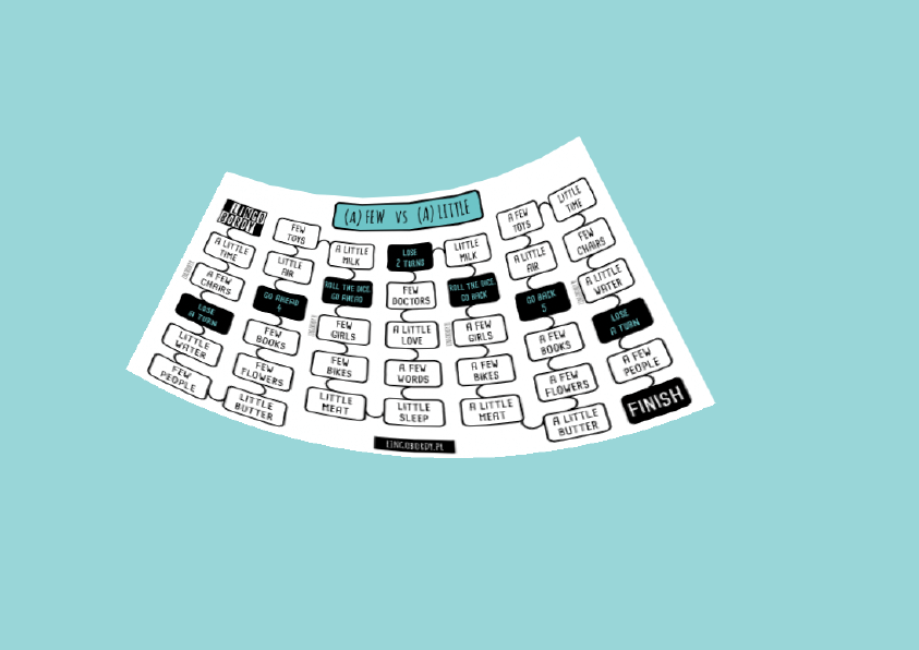 A FEW - FEW - A LITTLE - LITTLE - wersja po angielsku