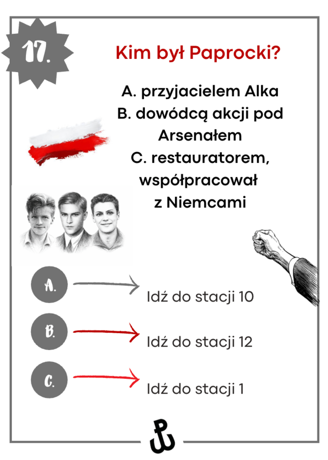 "Kamienie na szaniec" - STACJE ZADANIOWE (lekcja w ruchu)