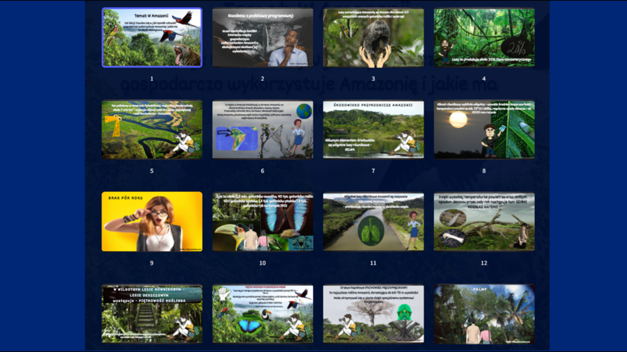 W Amazonii - prezentacja w genial.ly