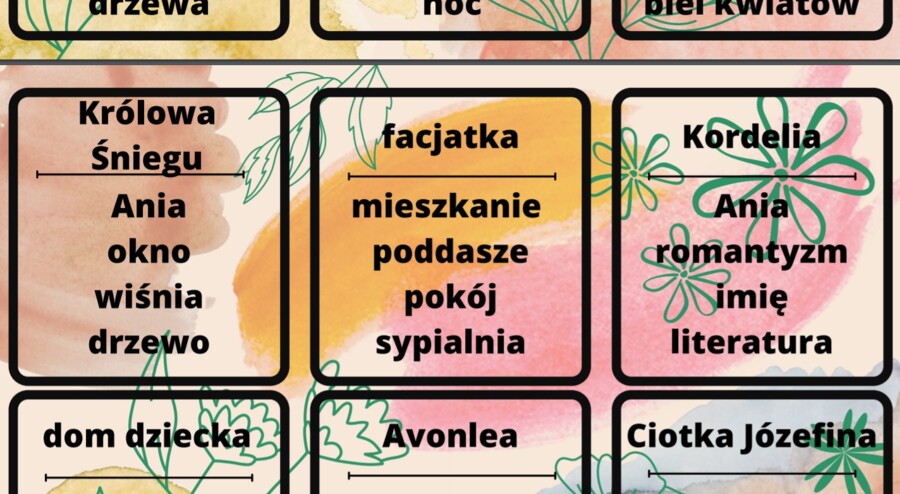 Ania z Zielonego Wzgórza - taboo