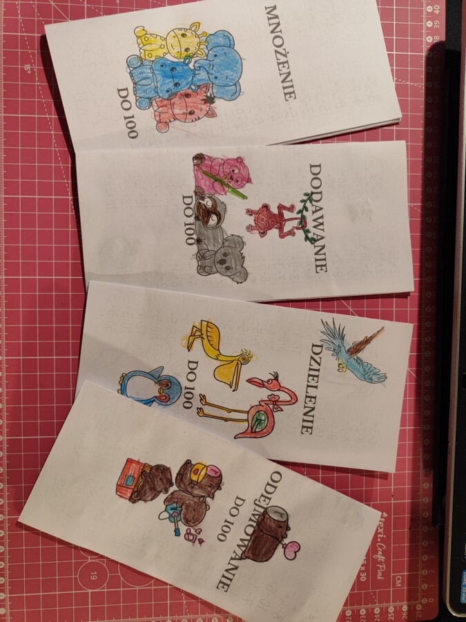 Broszurki matematyczne - działania w zakresie do 100.