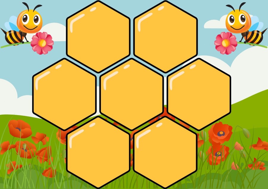 GRA EDUKACYJNA "PLASTER MIODU I LICZBY".