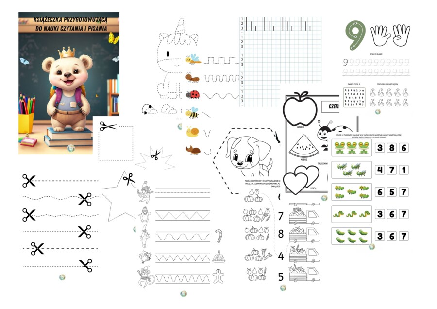 KSIĄŻECZKA PRZYGOTOWUJĄCA DO NAUKI CZYTANIA I PISANIA