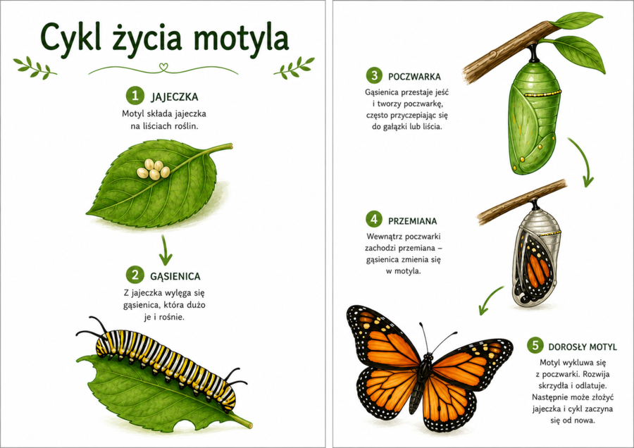 Cykl życia motyla