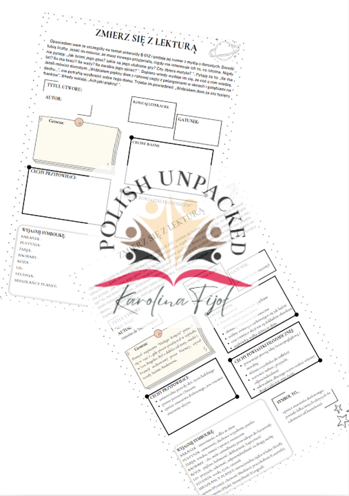 Zmierz się z lekturą + odpowiedzi "Mały Książę", lektura obowiązkowa, egzamin ósmoklasisty