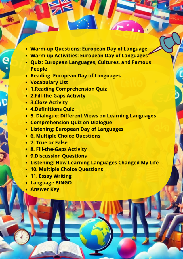Karty Pracy_European Day of Languages A2-B1