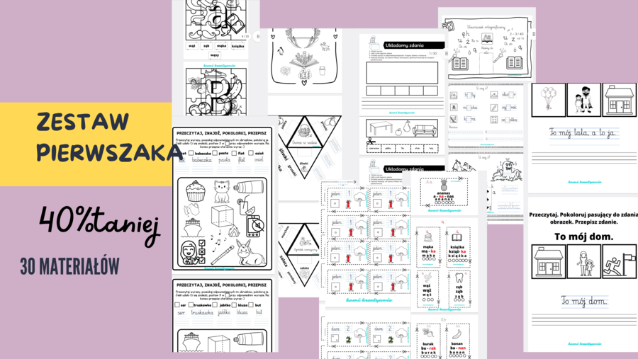 Pakiet pierwszakowy na cały rok