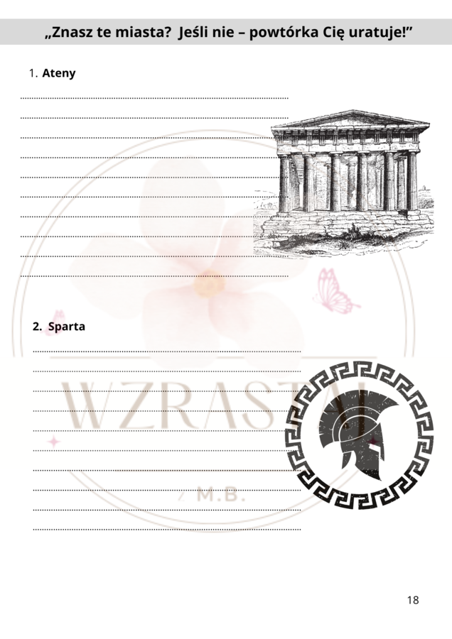 Na osi czasu - starożytność - powtórka do matury