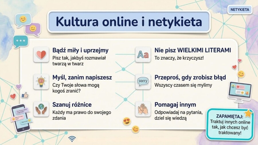 Materiały na gazetkę szkolną - Bezpieczny Internet i cyberhigiena