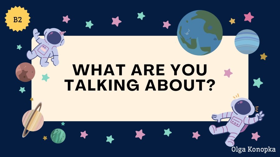 What are you talking about? – gra opisowa po angielsku (poziom B2)
