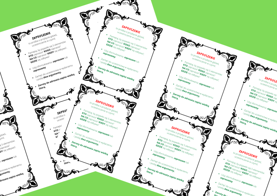 ZAPROSZENIE - wklejka