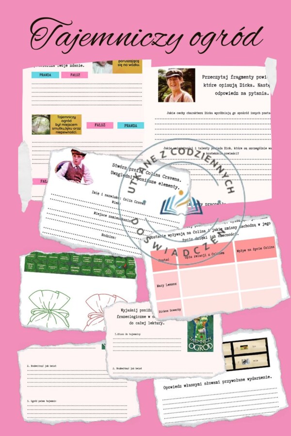 Stacje zadaniowe do „Tajemniczego ogrodu”