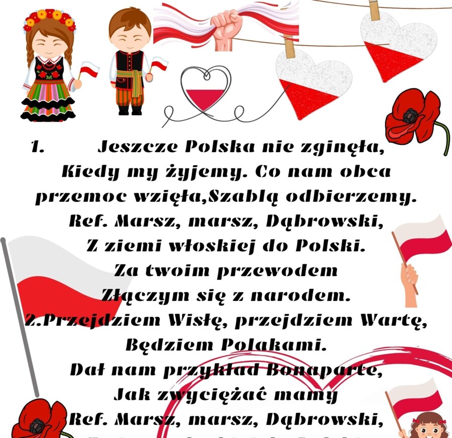 Hymn Polski, Święto Majowe, nauka hymnu XL