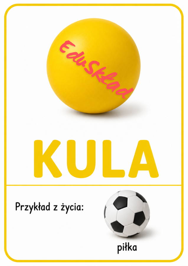 Bryły geometryczne – pakiet kolorowych plakatów do druku
