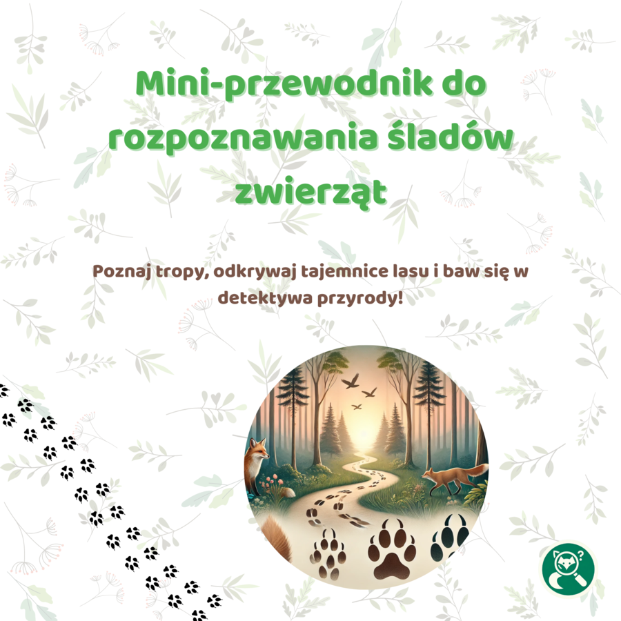 Mini-przewodnik do rozpoznawania śladów zwierząt