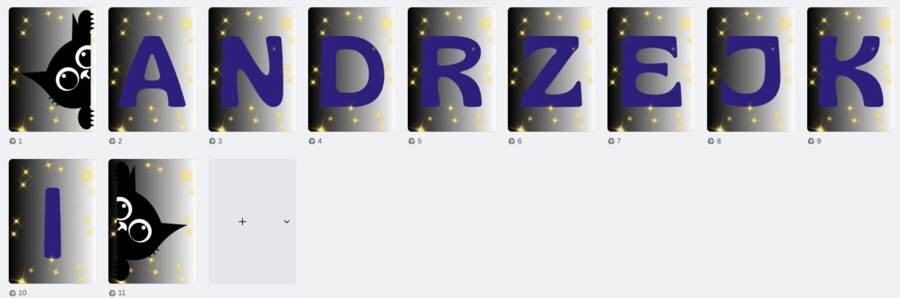 ANDRZEJKI - GIRLANDA NAPIS