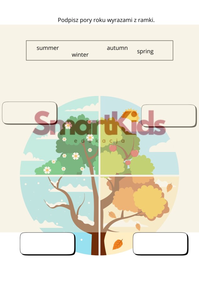 ANGIELSKI- pory roku/pogoda/miesiące