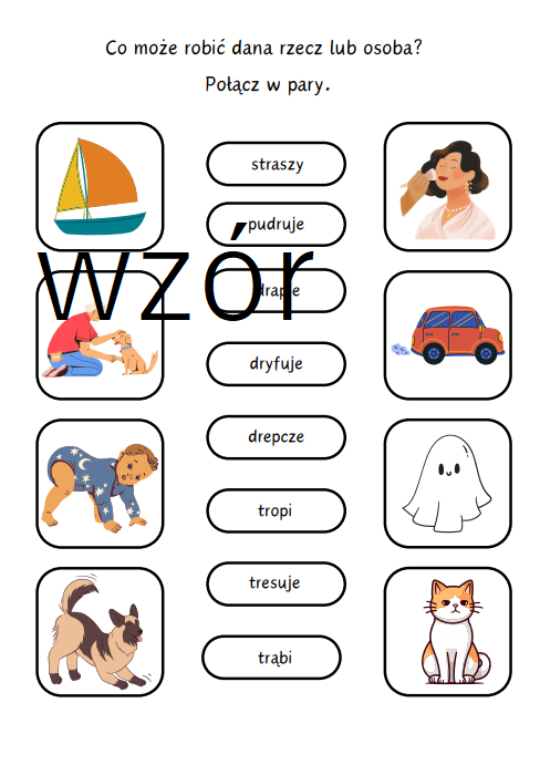 Poćwicz głoskę r - tr dr wyrazy