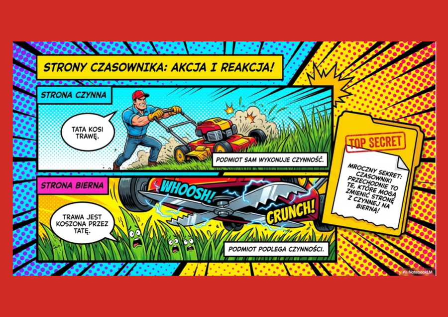 Czasownik-superbohater  gramatyki.