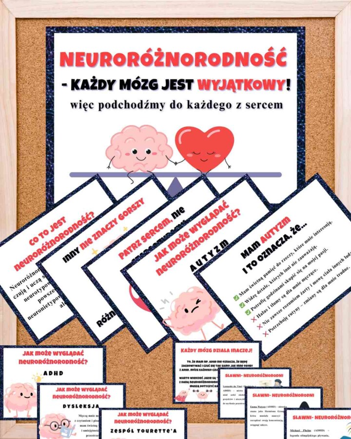 Gazetka "Neuroróżnorodność. ADHD, autyzm, dysleksja, dyskalkulia, Zespół Tourette’a"- pedagog specjalny