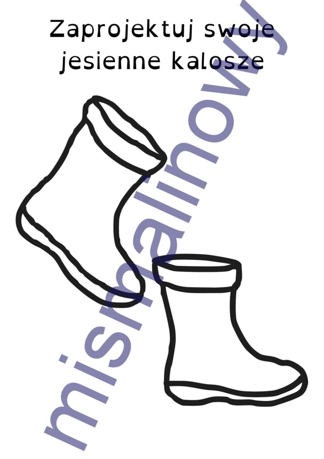 Zaprojektuj swoje jesienne kalosze