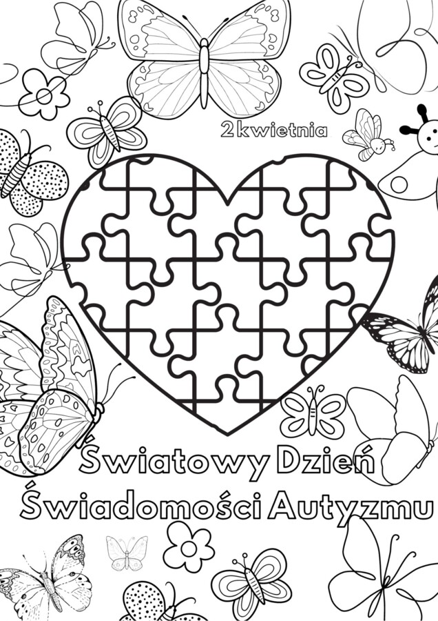 Kolorowanka XXL, Autyzm