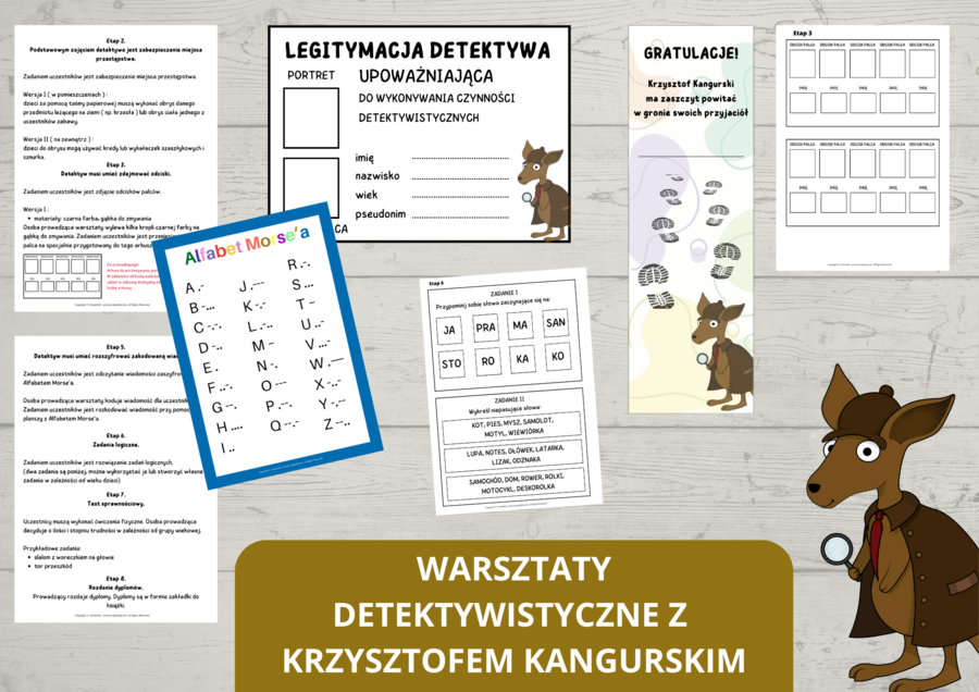 Warsztaty detektywistyczne z Krzysztofem Kangurskim