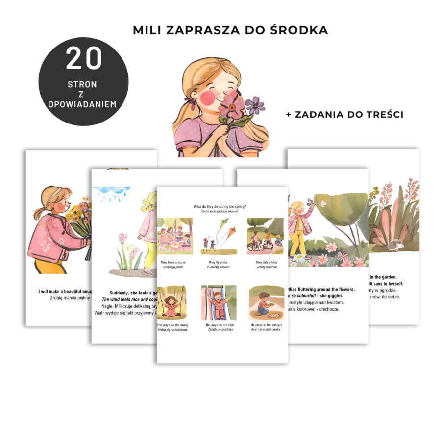 Mili meets Spring – gotowe lekcje o wiośnie po angielsku (zerówka i klasy 1-3)