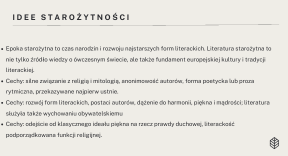 Prezentacja periodyzacja epok