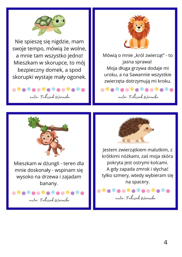 Zagadki-zwierzątka