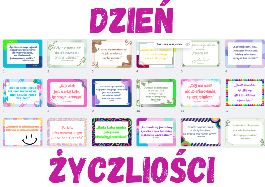 DZIEŃ ŻYCZLIWOŚCI