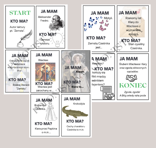 Ja mam... Kto ma... "Zemsta" Aleksander  Fredro