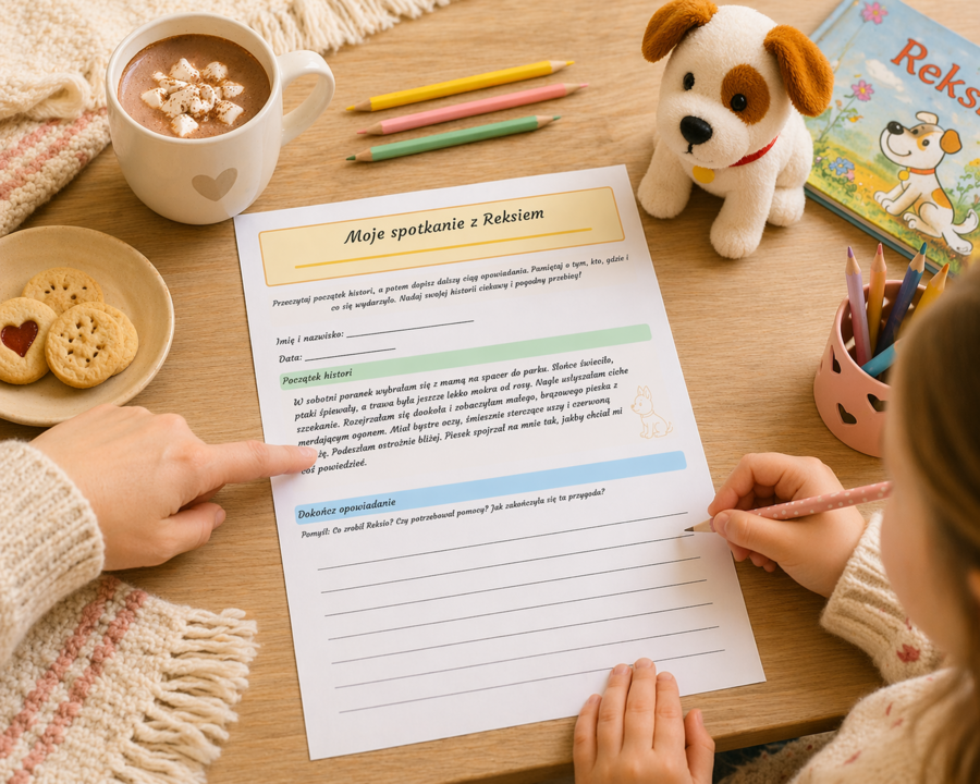 Moje spotkanie z Reksiem – karta twórczego pisania