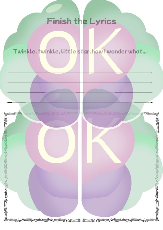 🎶✏️ Re-Mix the Lyrics – Finish, Draw & Create! | Part 1