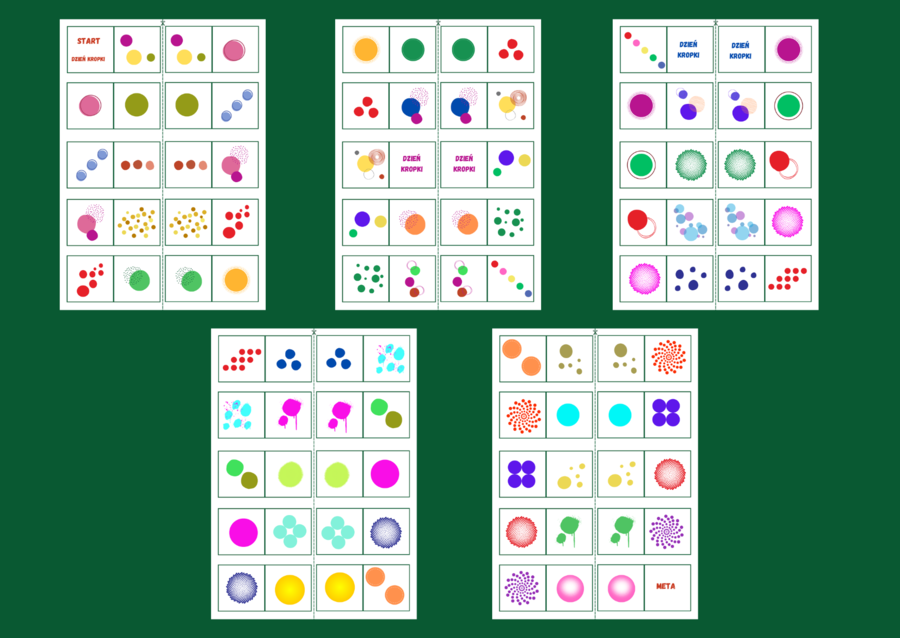 DZIEŃ KROPKI – domino obrazkowe