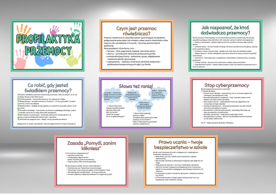 Profilaktyka przemocy - Gazetka profilaktyczna