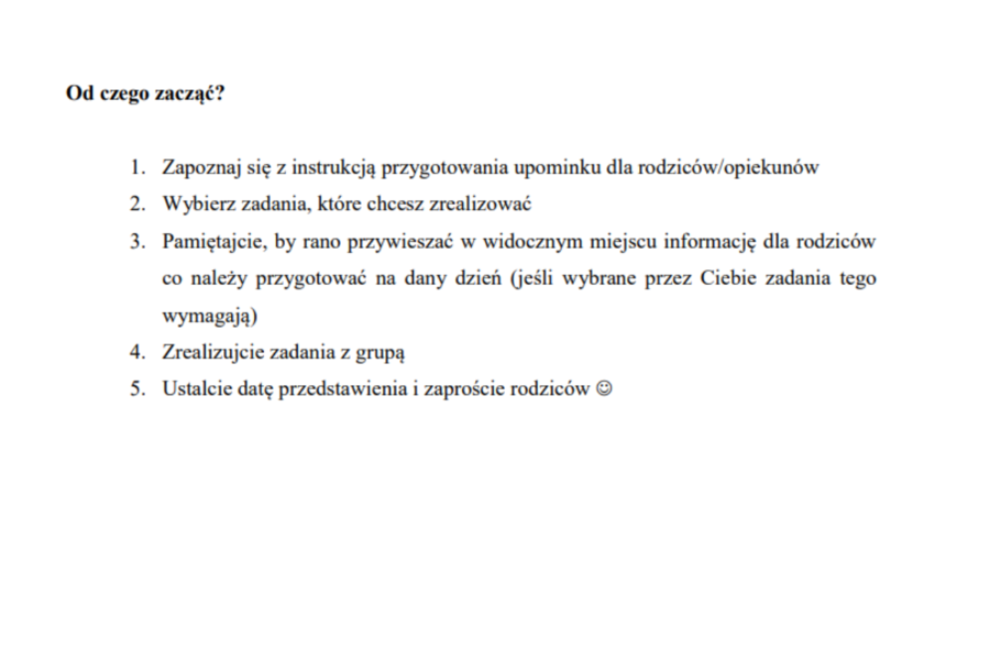 „Tak zaczęła się moja historia!”  PROJEKT, wyjątkowy scenariusz z okazji DNIA RODZINY