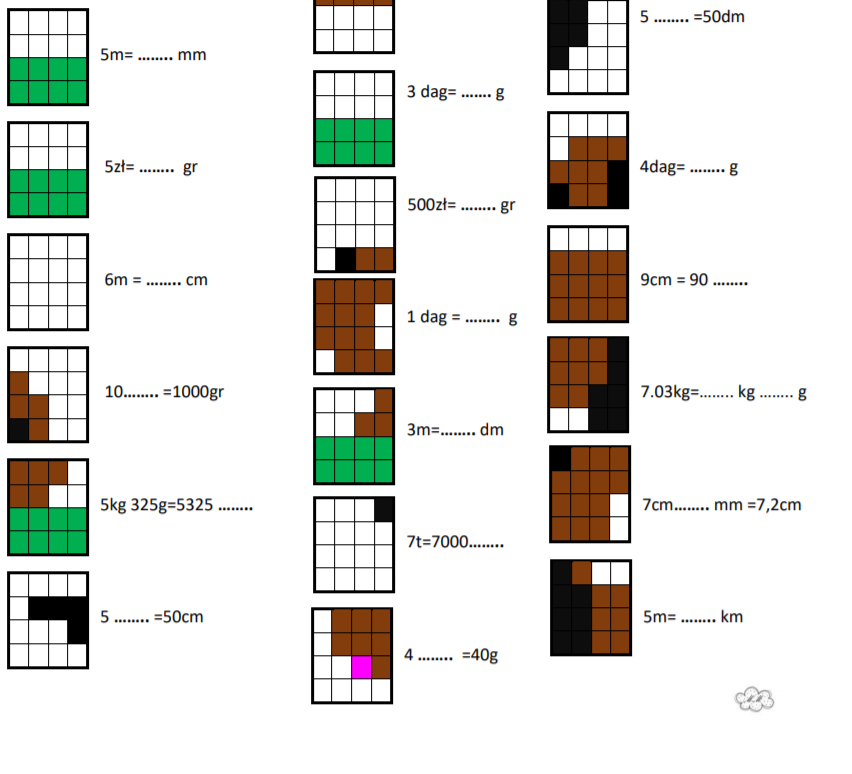 Kodowanie - zamiana jednostek