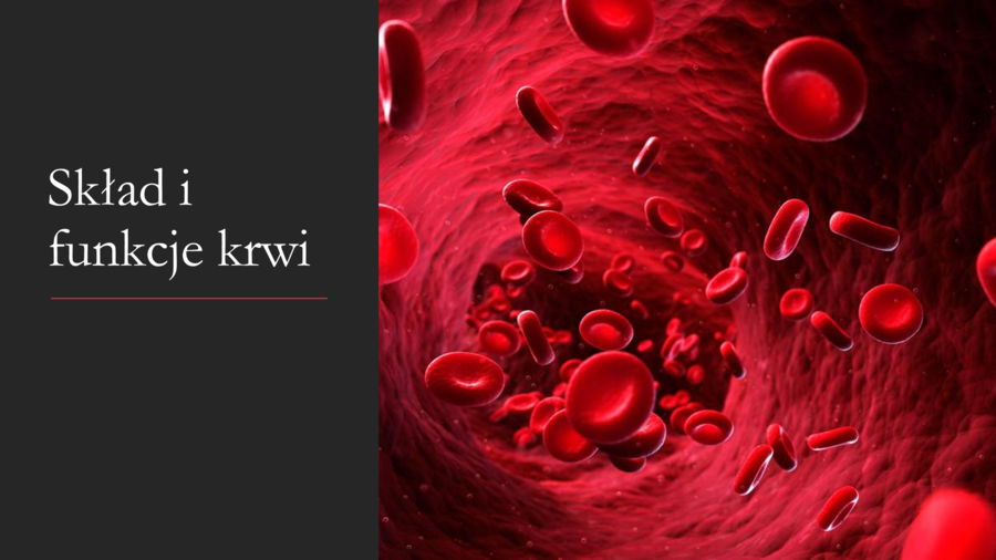 Skład i funkcje krwi 3 KLASA ROZSZERZENIE BIOLOGIA