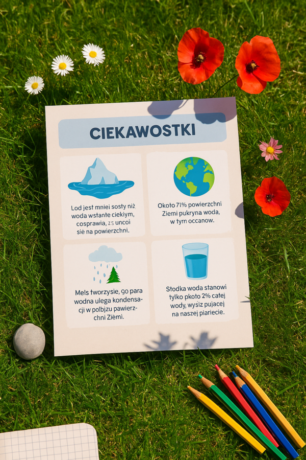 Karta pracy: Rodzaje opadów