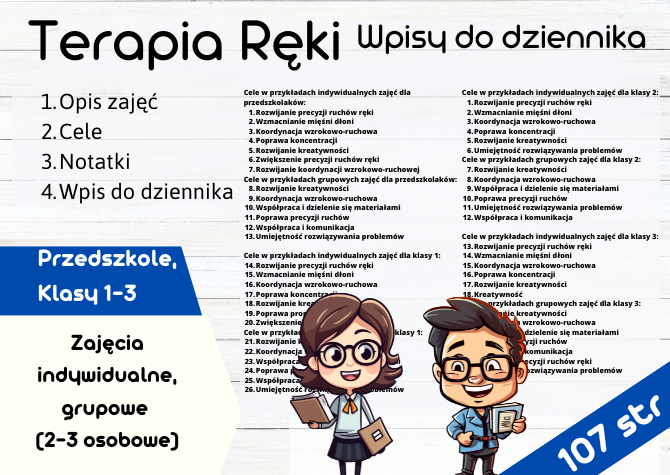 Wpisy do Dziennika - Terapia ręki - przykłady i inspiracje