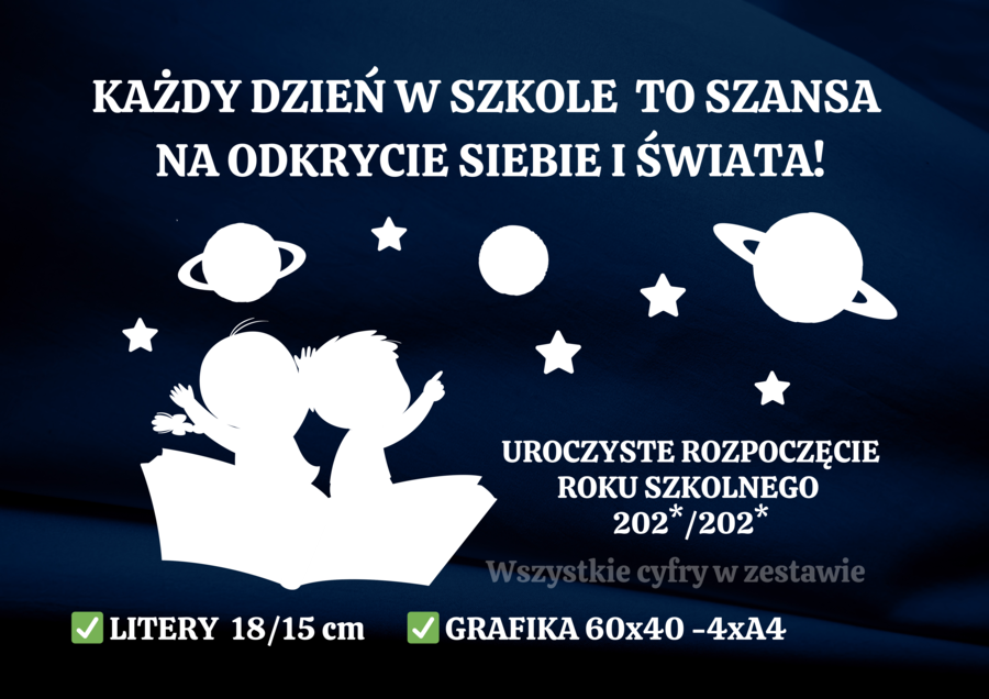 ROZPOCZĘCIE ROKU SZKOLNEGO - DEKORACJA XXL