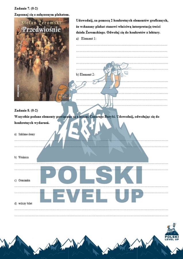 Kartkówka_Przedwiośnie_Polski Level Up